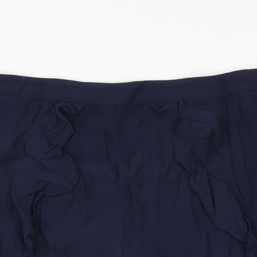 H&M Womens Blue   Hot Pants Shorts Size 34