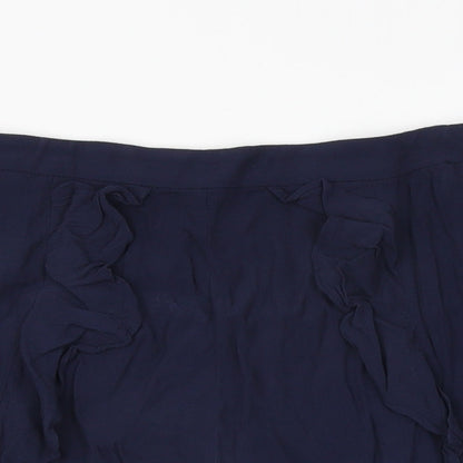 H&M Womens Blue   Hot Pants Shorts Size 34