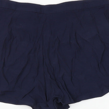 H&M Womens Blue   Hot Pants Shorts Size 34