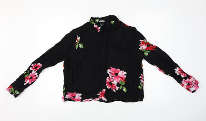 Womens UK Size 40 H&M Black Basic Blouse
