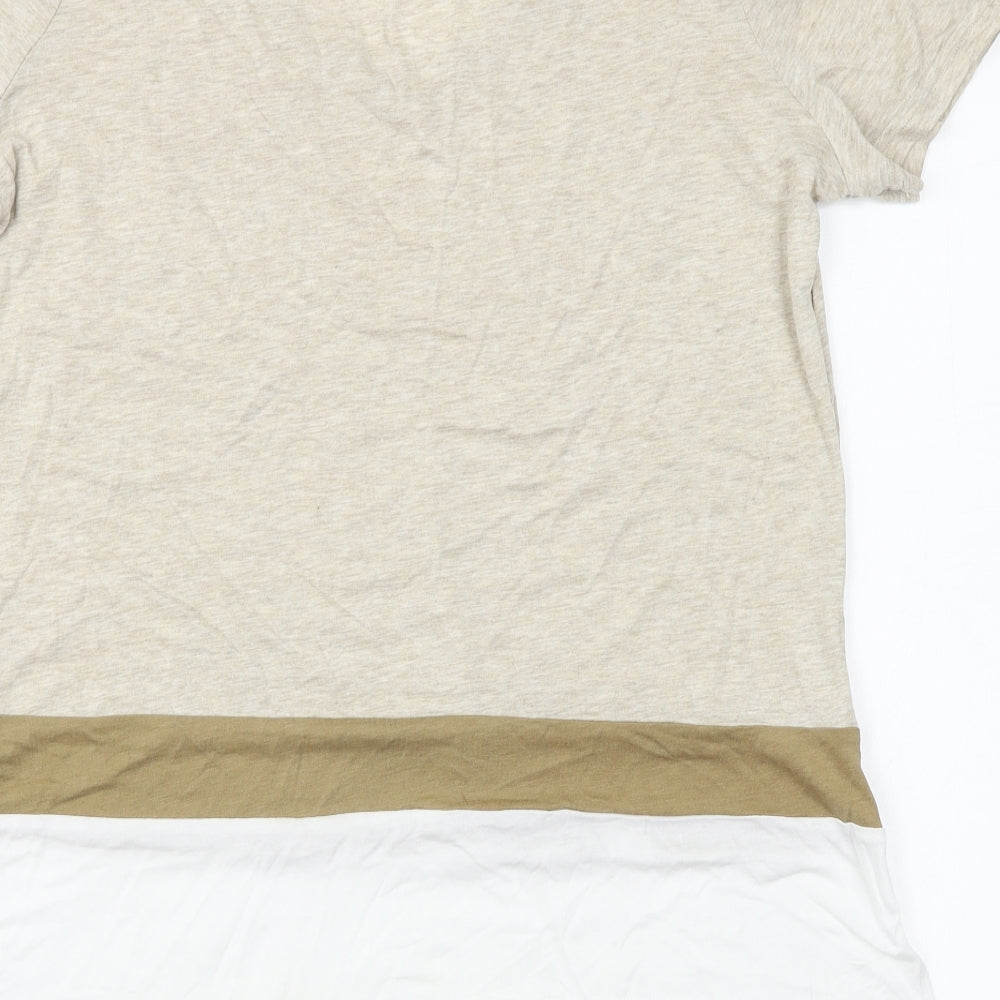 Womens UK Size 14 NEXT Brown Basic T-Shirt