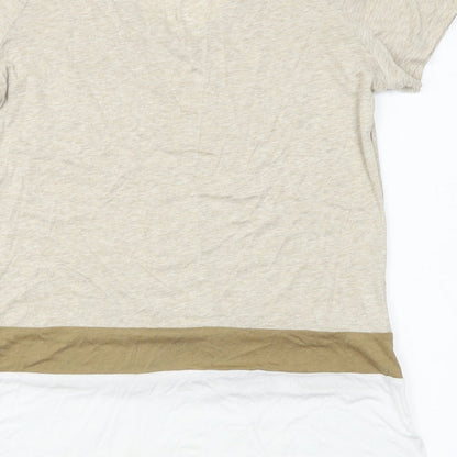 Womens UK Size 14 NEXT Brown Basic T-Shirt