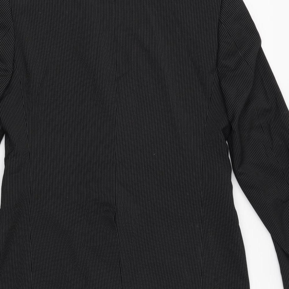 Method Mens Black Striped  Jacket Blazer Size 38