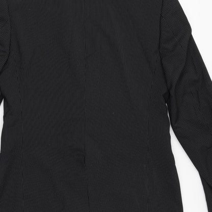 Method Mens Black Striped  Jacket Blazer Size 38