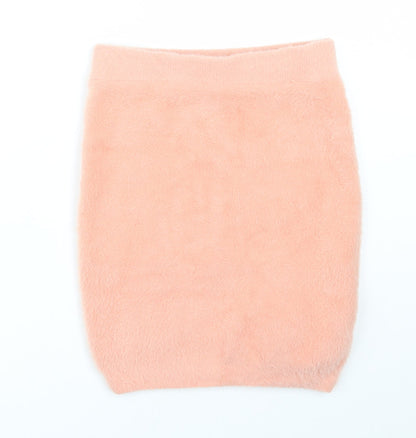 Preworn Womens Pink   Mini Skirt Size 8