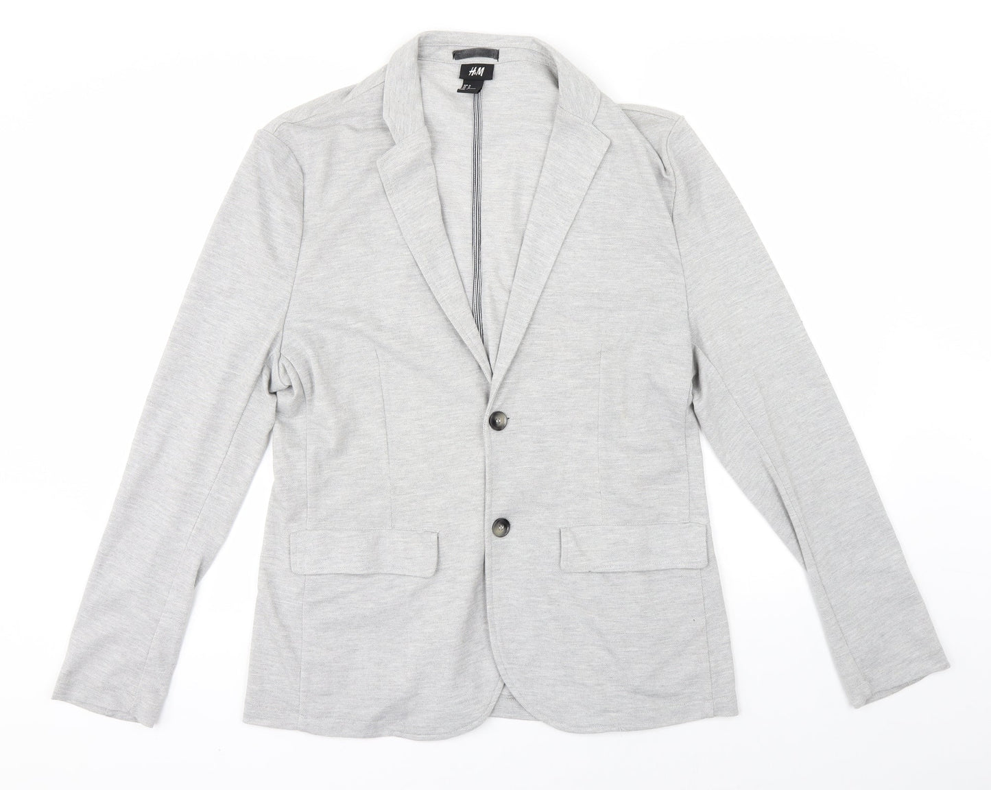 H&M Womens Grey   Cardigan Jumper Size M