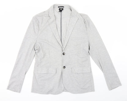 H&M Womens Grey   Cardigan Jumper Size M