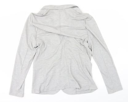 H&M Womens Grey   Cardigan Jumper Size M