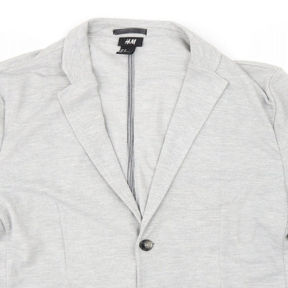 H&M Womens Grey   Cardigan Jumper Size M