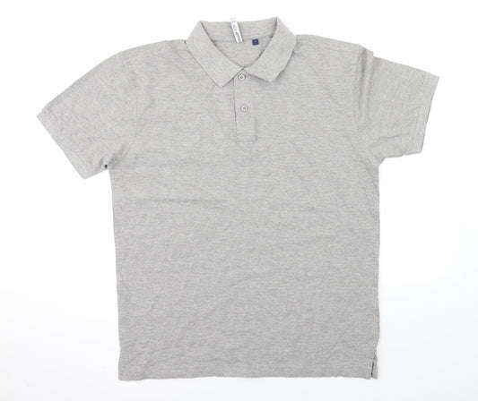 Asquith & Fox Womens Grey   Basic Polo Size L