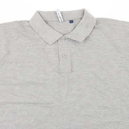 Asquith & Fox Womens Grey   Basic Polo Size L