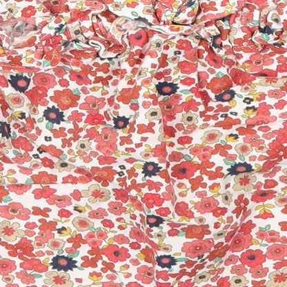 Preworn Girls Multicoloured Floral  Shift  Size 12-18 Months