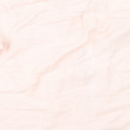 Womens UK Size 8 Select Pink Basic Button-Up