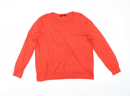 George Womens Red   Pullover Jumper Size 12