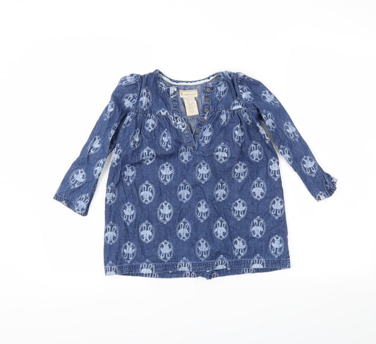 Gillian's Closet Girls Blue  Denim Trapeze & Swing  Size 2-3 Years
