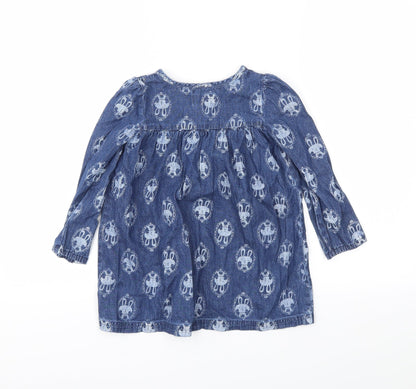 Gillian's Closet Girls Blue  Denim Trapeze & Swing  Size 2-3 Years