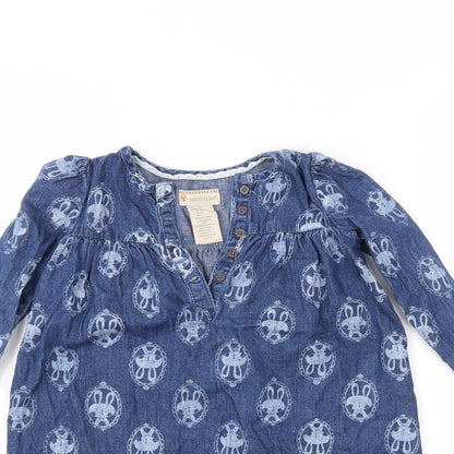 Gillian's Closet Girls Blue  Denim Trapeze & Swing  Size 2-3 Years