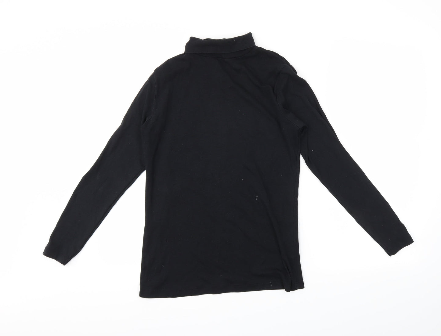 Womens UK Size 16 Essentials Black Tunic T-Shirt