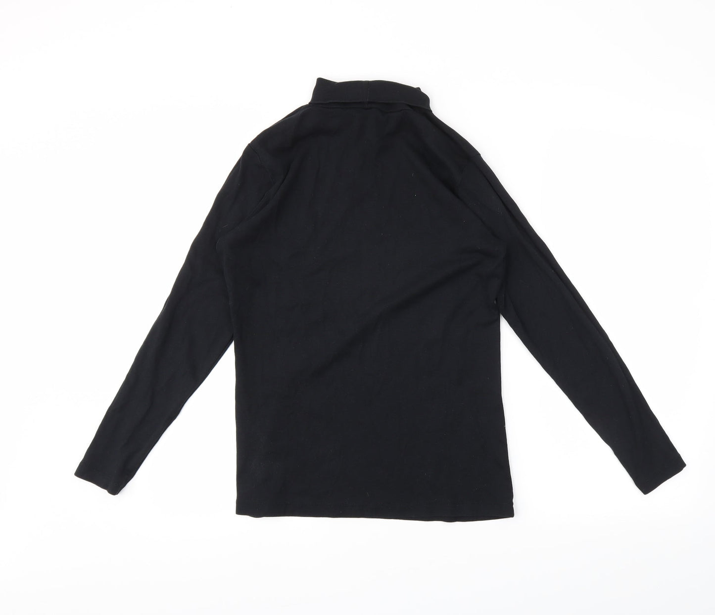 Womens UK Size 16 Essentials Black Tunic T-Shirt