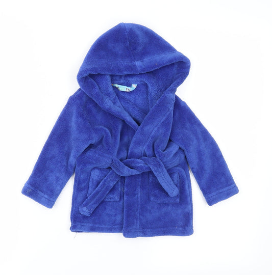 Earlydays Boys Blue Solid  Capri Robe Size 6-9 Months