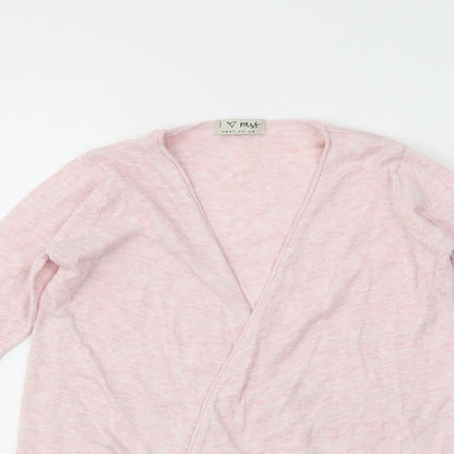 NEXT Girls Pink   Wrap Jumper Size 6 Years