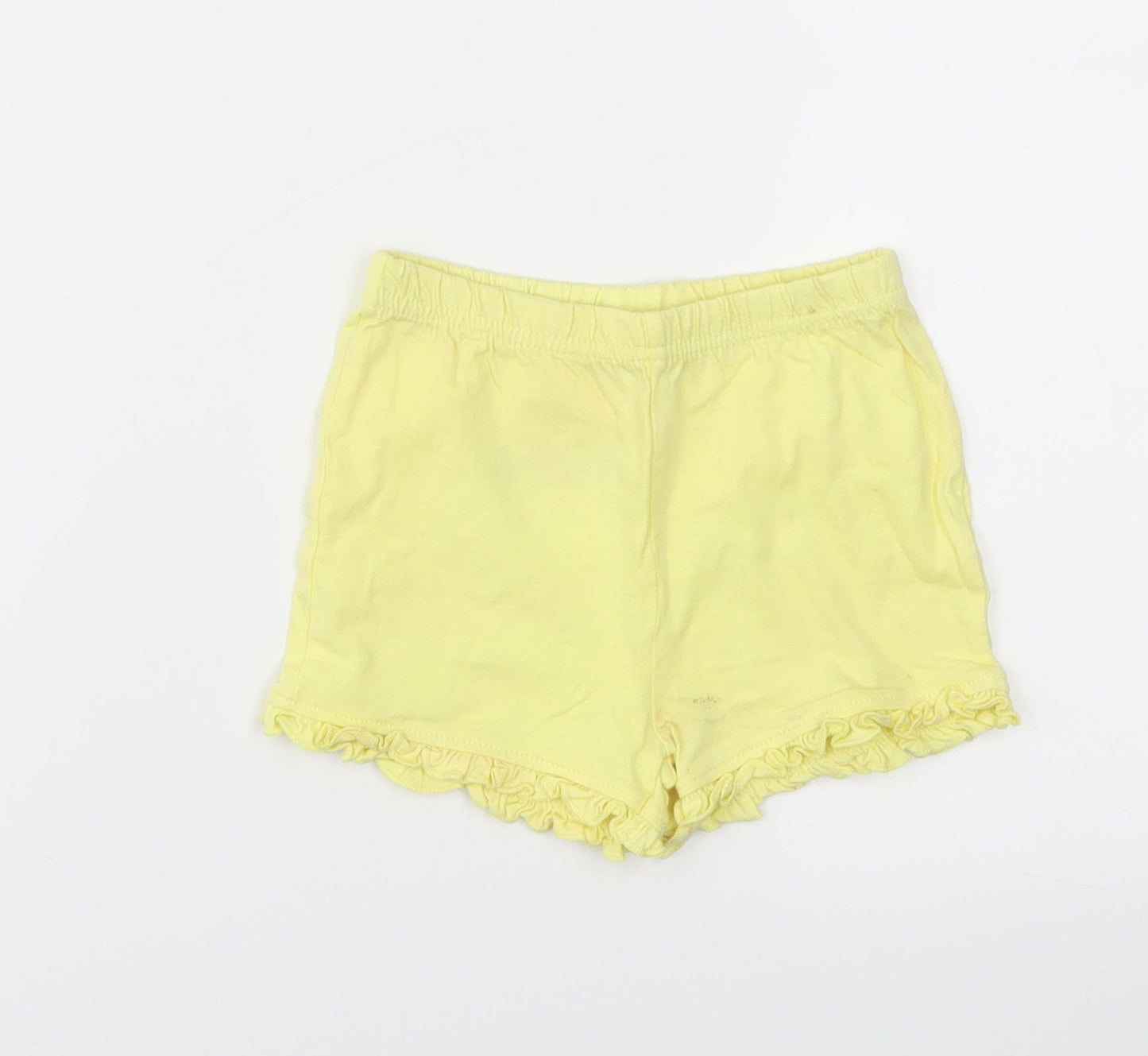Primark Girls Yellow   Cropped Trousers Size 12-18 Months