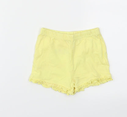 Primark Girls Yellow   Cropped Trousers Size 12-18 Months