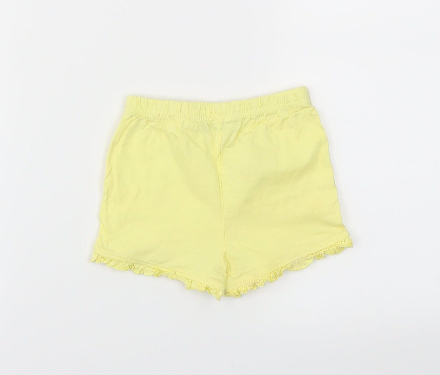 Primark Girls Yellow   Cropped Trousers Size 12-18 Months