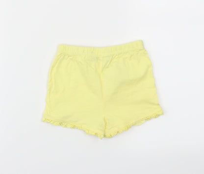 Primark Girls Yellow   Cropped Trousers Size 12-18 Months