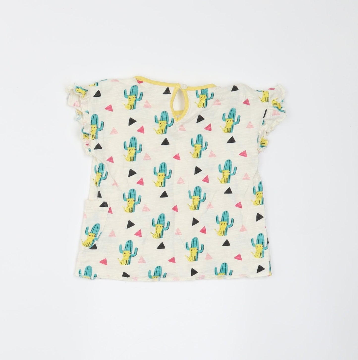 Mini Club Girls Beige   Basic T-Shirt Size 12-18 Months