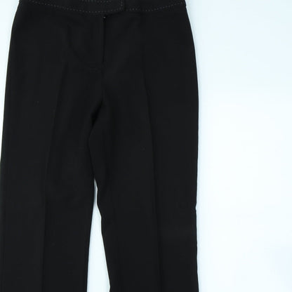 George Womens Black   Dress Pants Trousers Size 10 L30 in