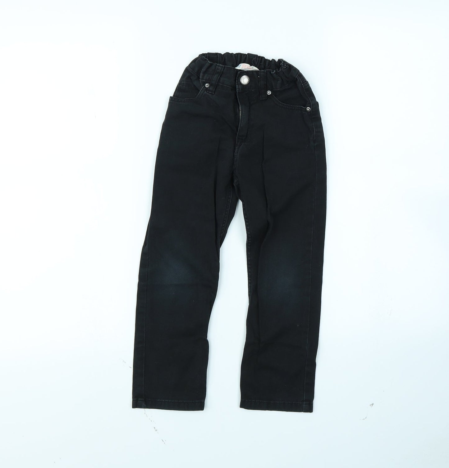 H&M Girls Black   Straight Jeans Size 4 Years