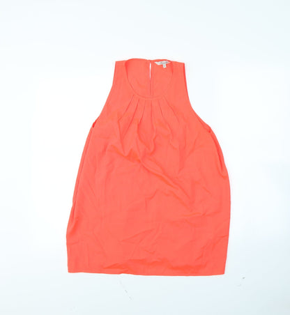 Womens UK Size 16 Peacocks Orange Basic Tank