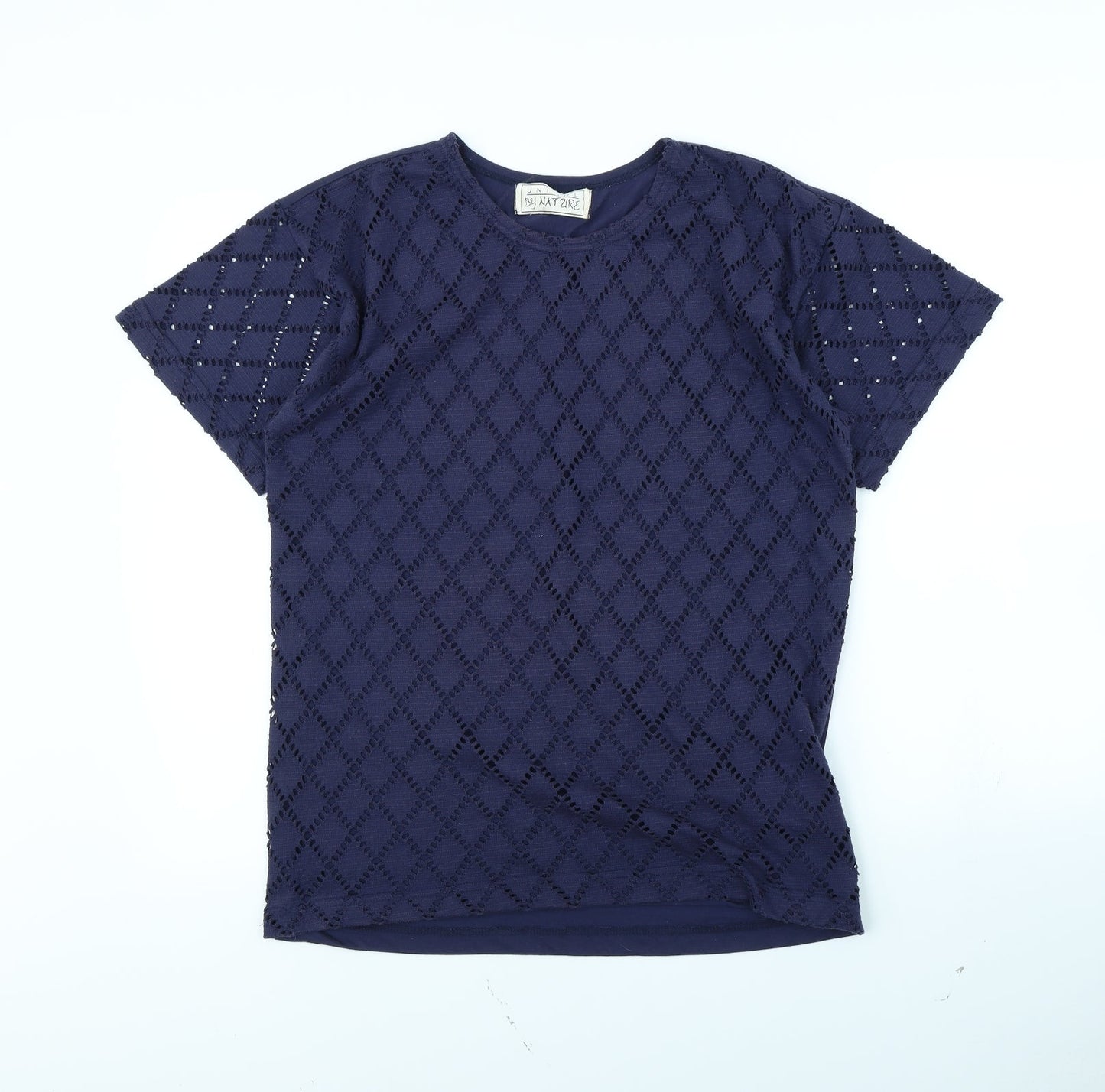 Womens UK Size S Preworn Purple Basic T-Shirt