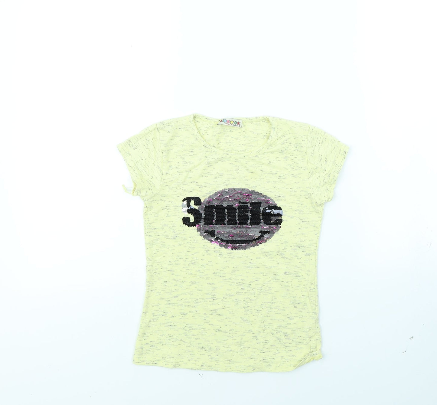 Kids r us Girls Yellow   Basic T-Shirt Size 7 Years