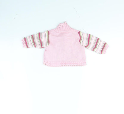 Preworn Girls Pink   Jacket  Size 0-3 Months