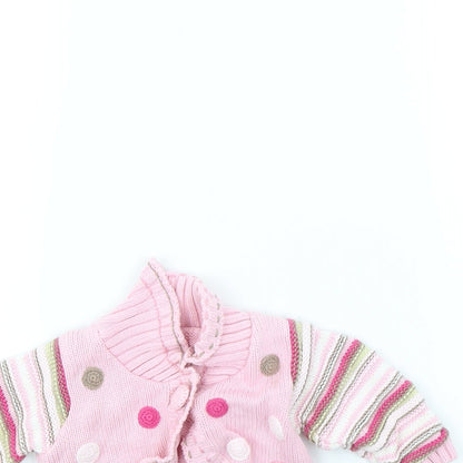 Preworn Girls Pink   Jacket  Size 0-3 Months