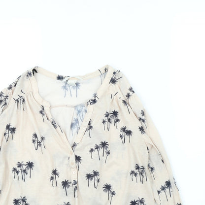 Womens UK Size S H&M Pink Basic Blouse
