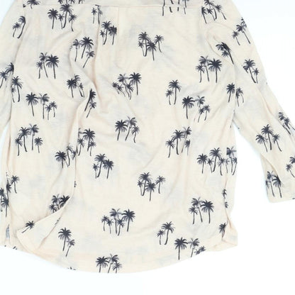 Womens UK Size S H&M Pink Basic Blouse