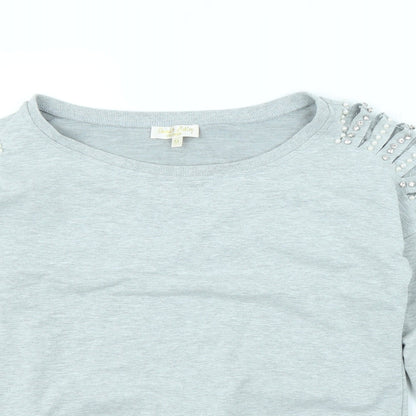 Emma & Ashley Womens Grey   Pullover Jumper Size M