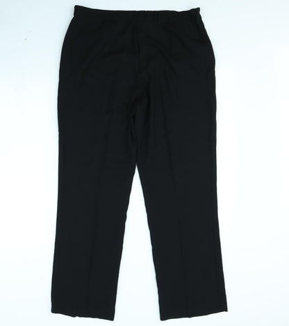 Womens UK Size 14 Berketex Regular Fit  Black Trousers