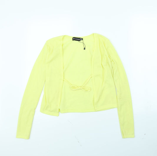 pretty little thing Womens Yellow   Jacket  Size 8