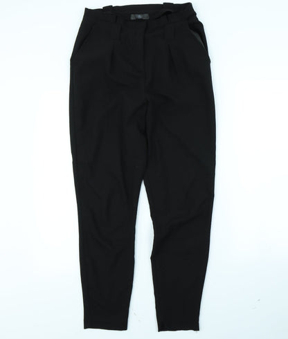 Womens UK Size 10 Missguided Regular Fit Dress Pants Black Trousers