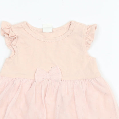 H&M Girls Pink   A-Line  Size 3-6 Months
