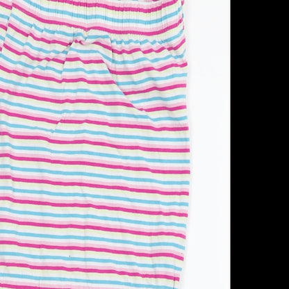 cltn Womens Pink Striped  A-Line  Size 12  - elastic chest