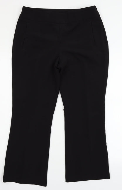 Jasmine & Juliana Womens Black   Dress Pants Trousers Size 12 L26 in