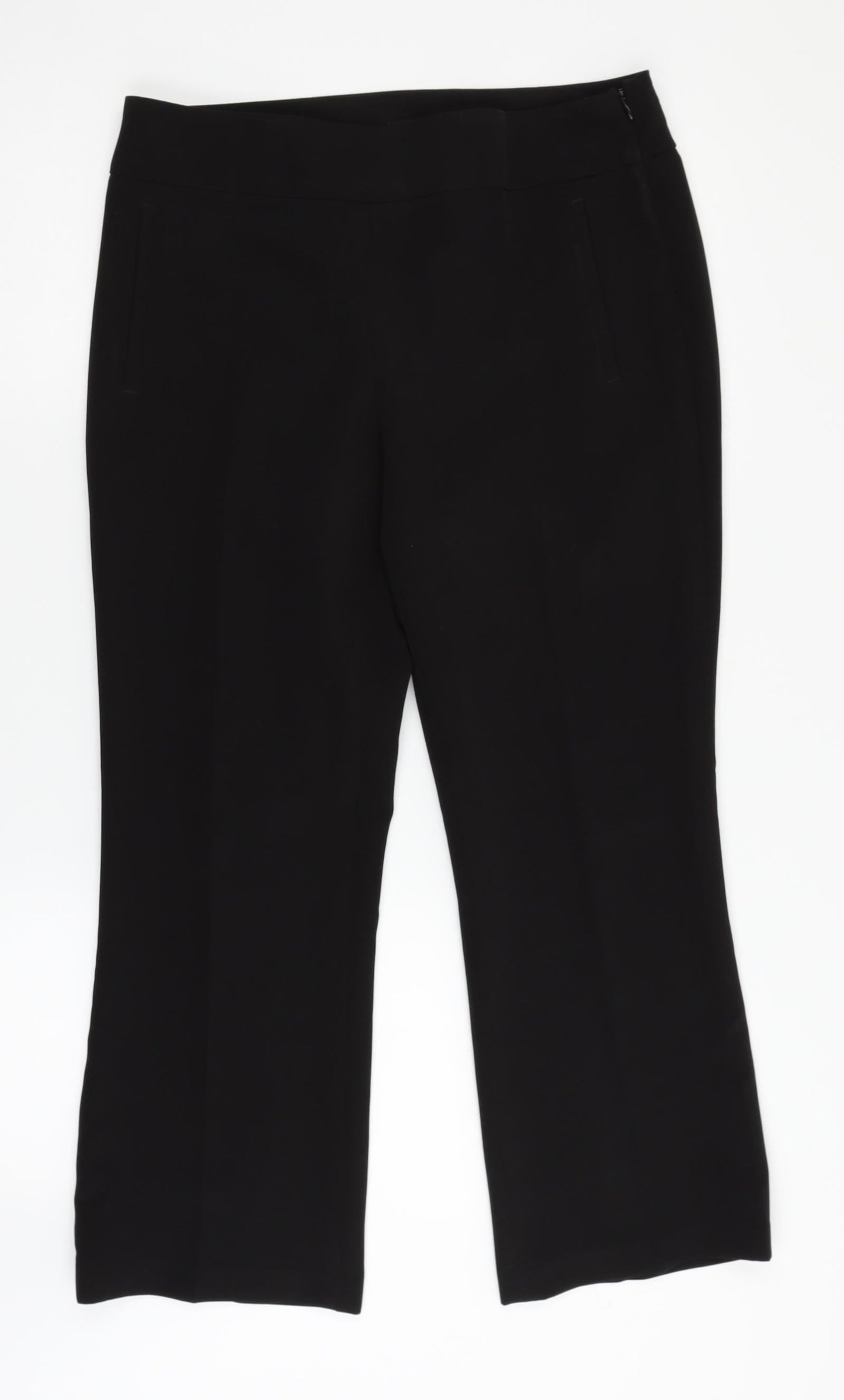 Jasmine & Juliana Womens Black   Dress Pants Trousers Size 12 L26 in