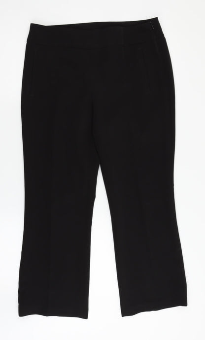 Jasmine & Juliana Womens Black   Dress Pants Trousers Size 12 L26 in