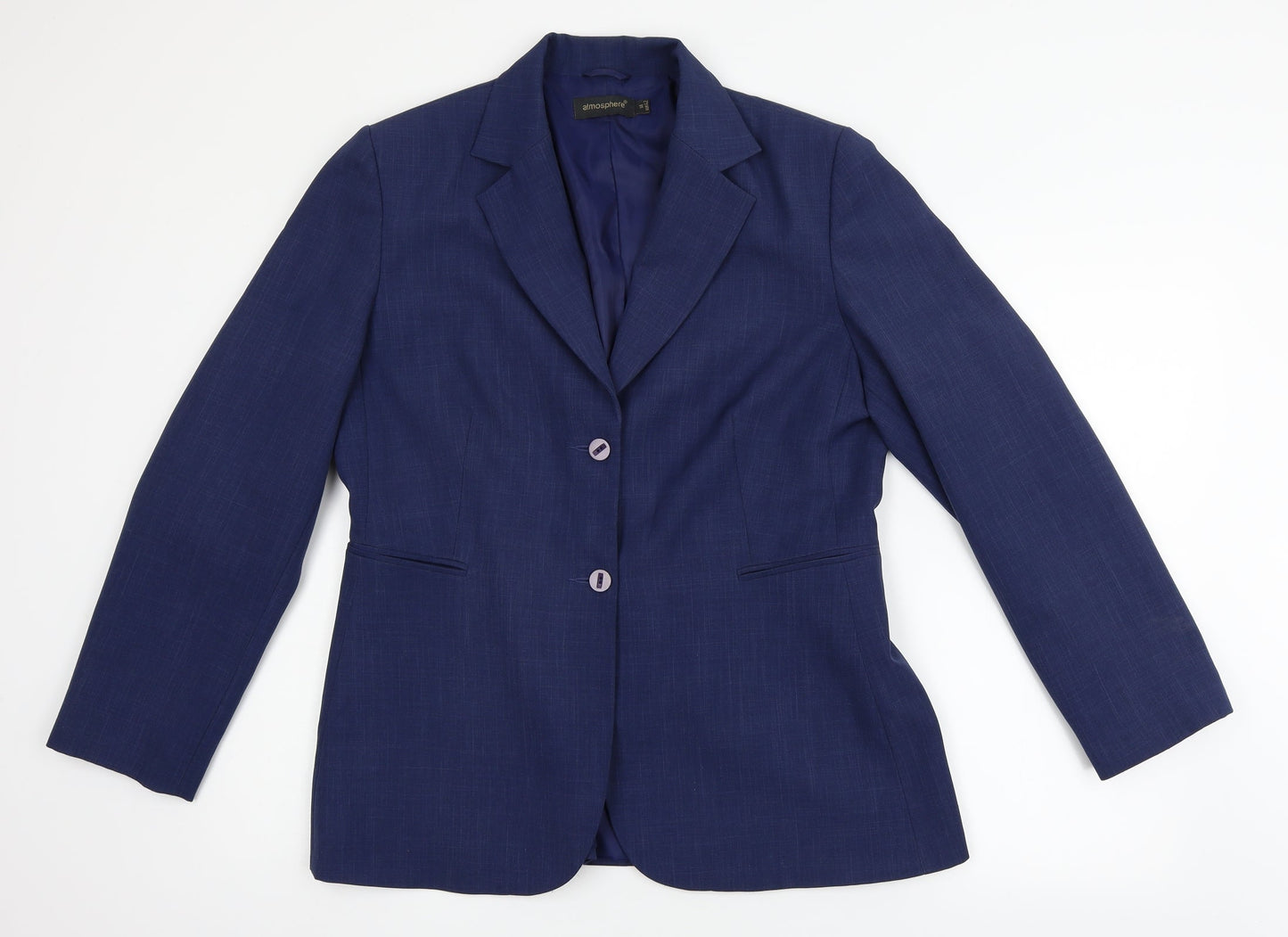 Atmosphere Womens Blue   Jacket Suit Jacket Size 14