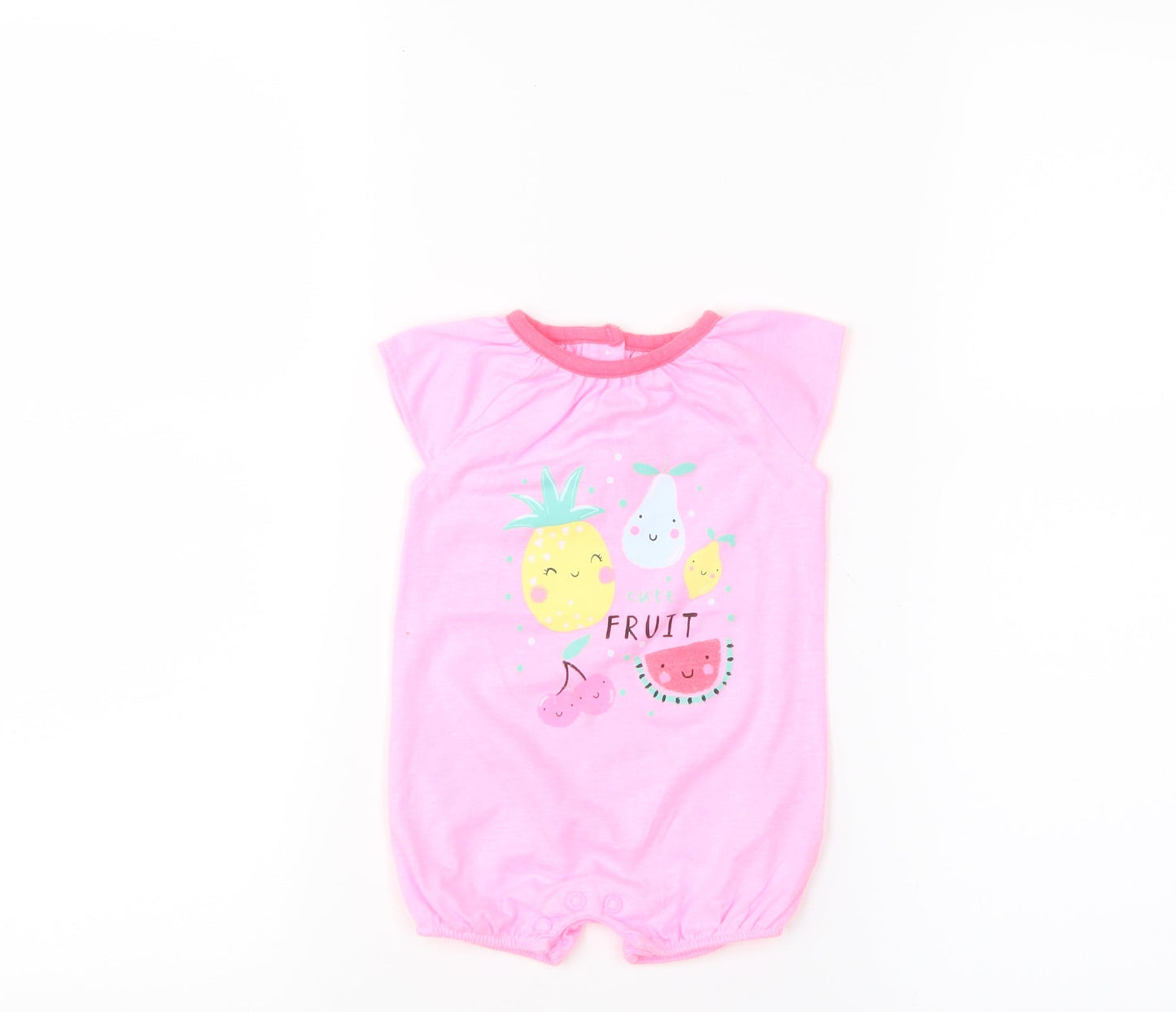 Primark Girls Pink   Coverall One-Piece Size 0-3 Months